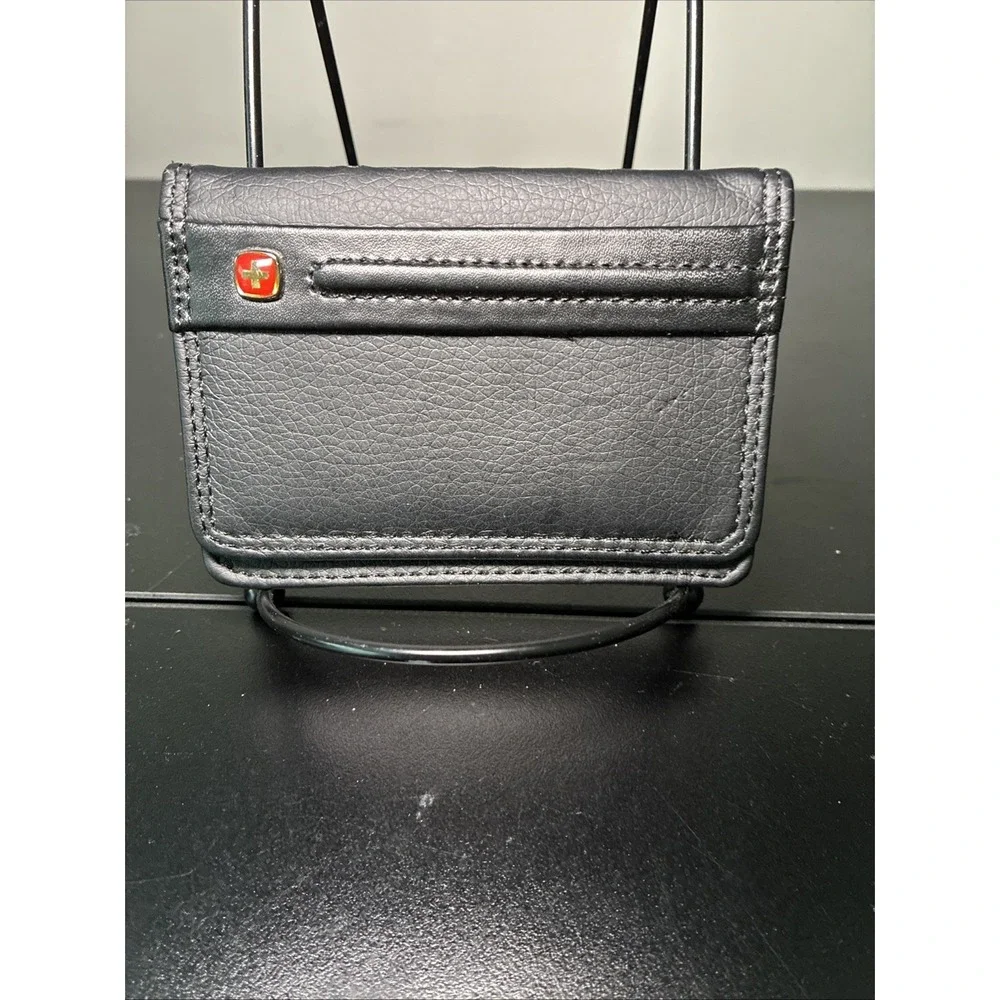 Wenger Black Slim Card Holder 5 Pocket